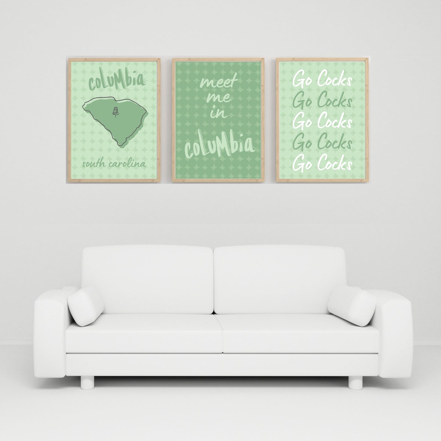 College Town Collection - University of South Carolina - 3-Piece Set
