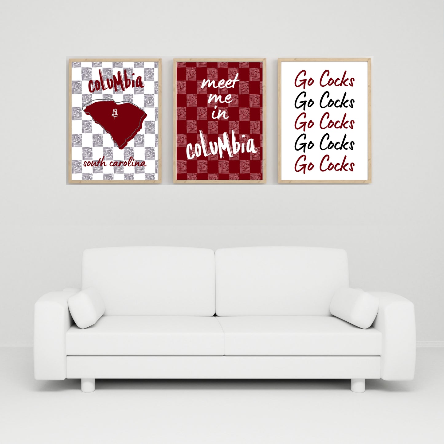 College Town Collection - University of South Carolina - 3-Piece Set