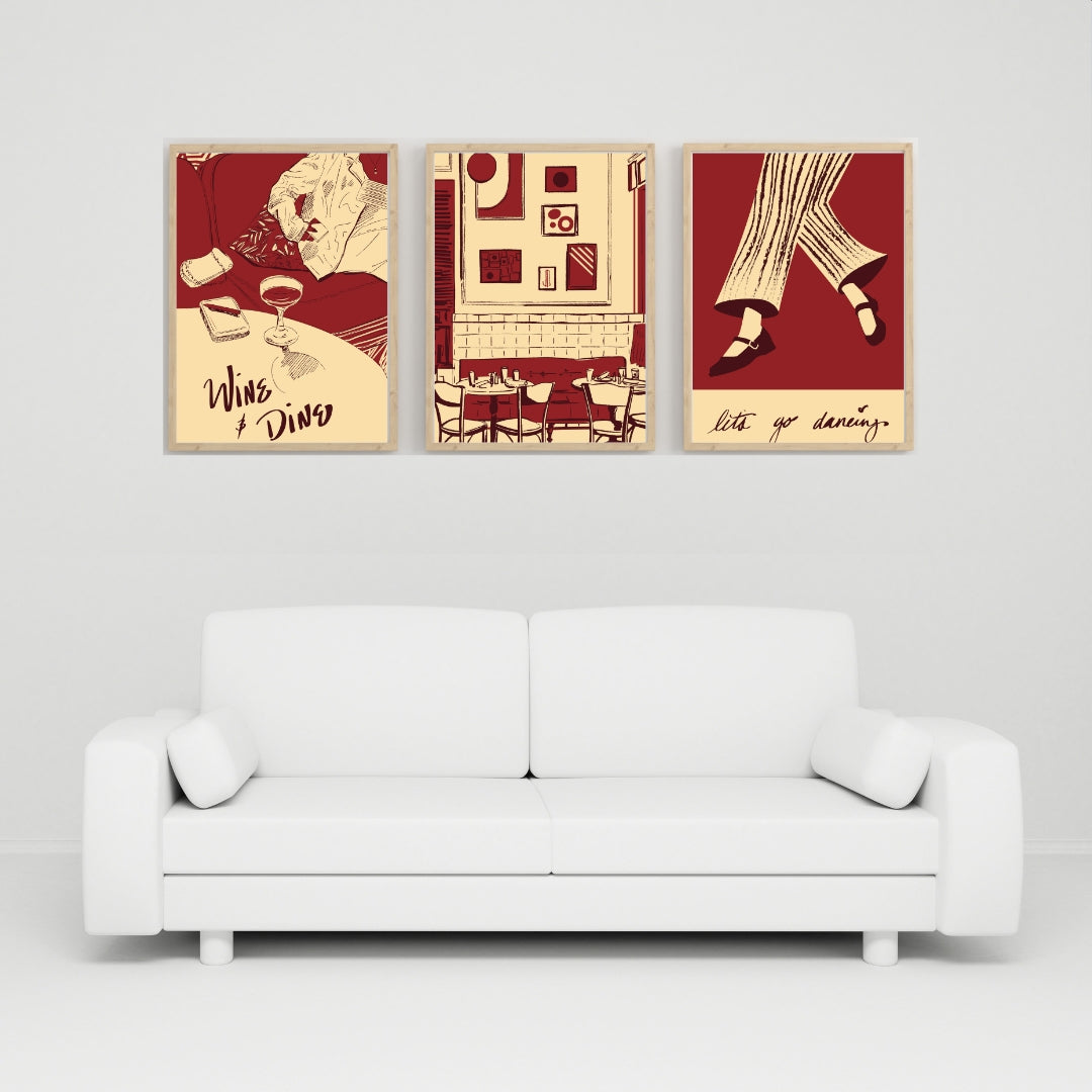 Coffee Shop Collection - 3 Piece Set