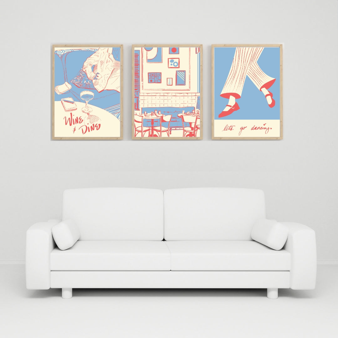 Coffee Shop Collection - 3 Piece Set