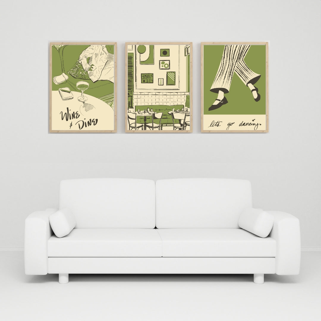 Coffee Shop Collection - 3 Piece Set