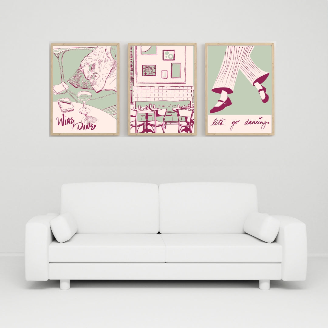 Coffee Shop Collection - 3 Piece Set