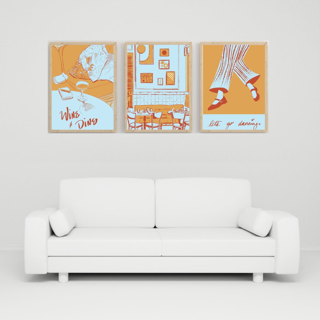 Coffee Shop Collection - 3 Piece Set