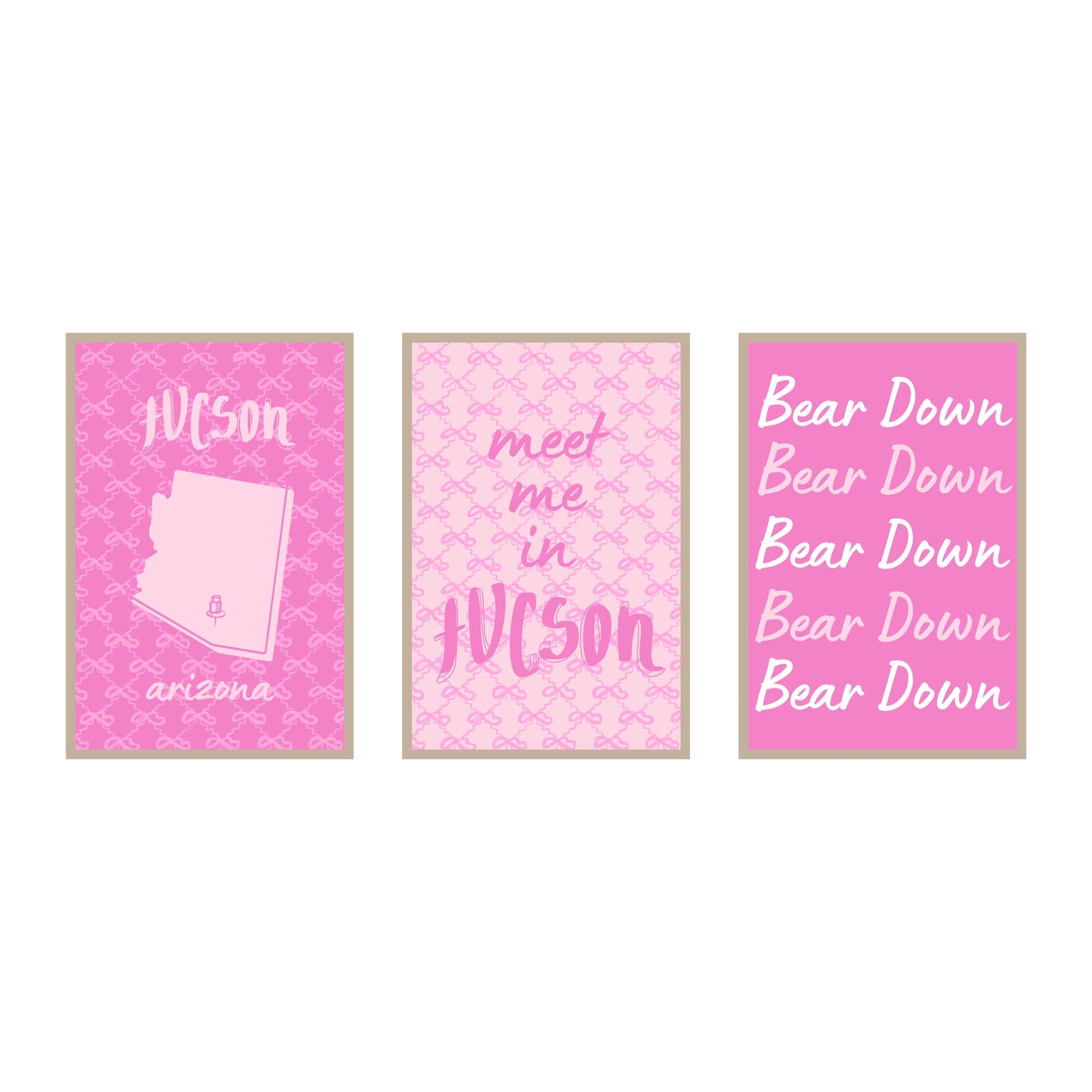 College Town Collection - University of Arizona - 3-Piece Set