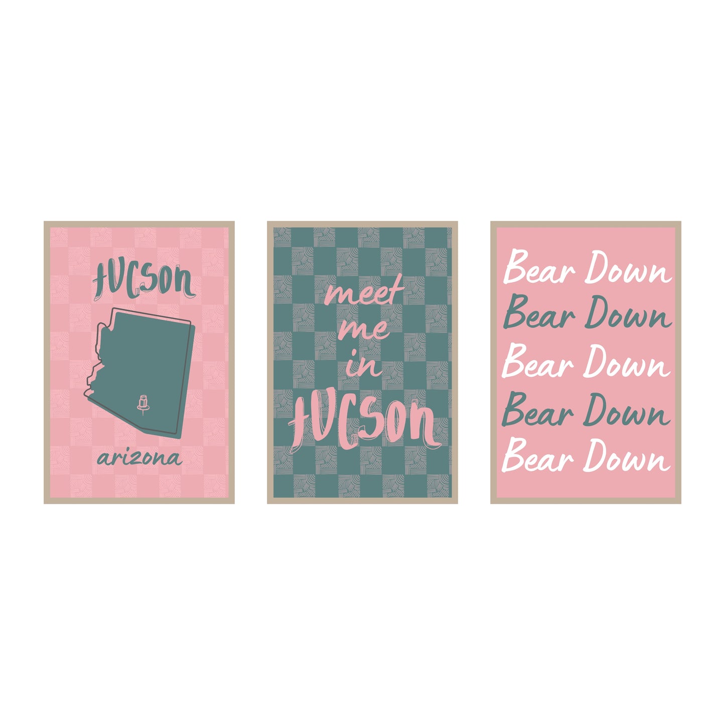 College Town Collection - University of Arizona - 3-Piece Set