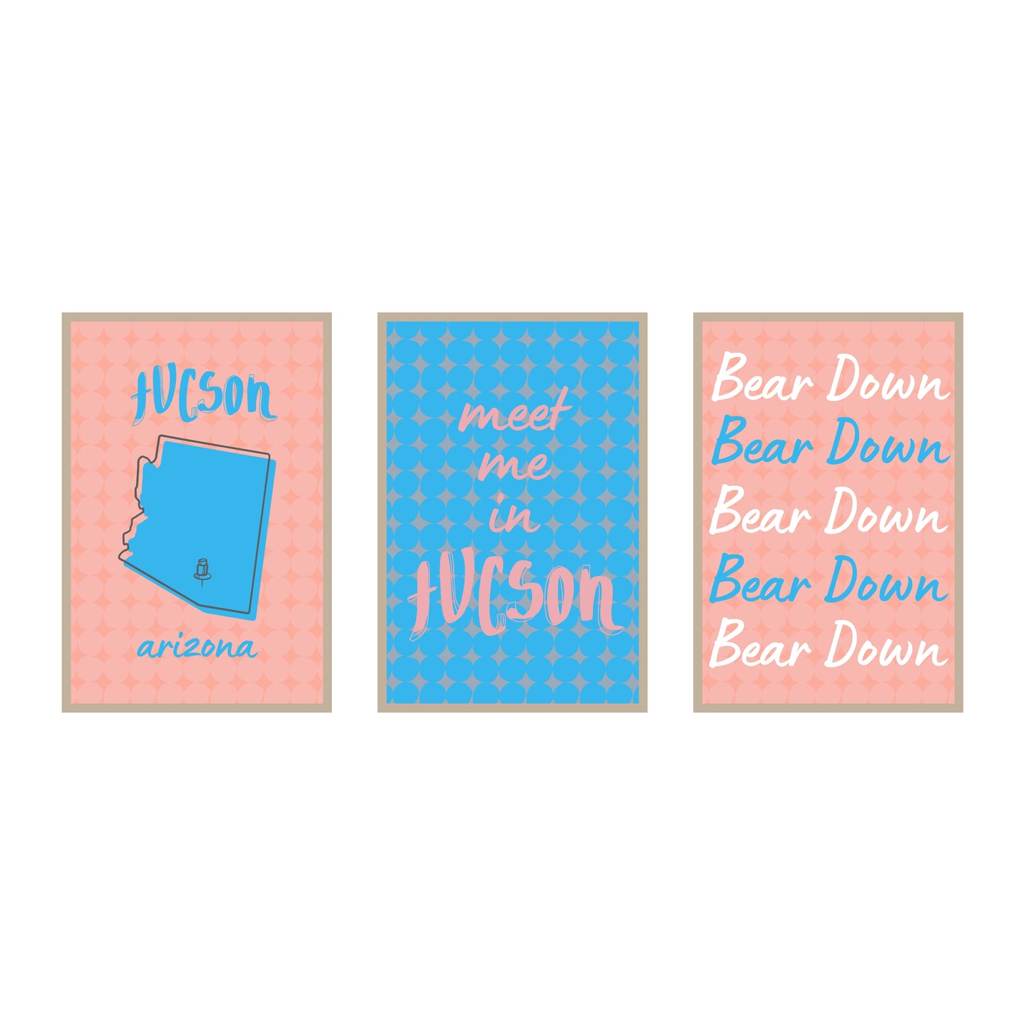 College Town Collection - University of Arizona - 3-Piece Set