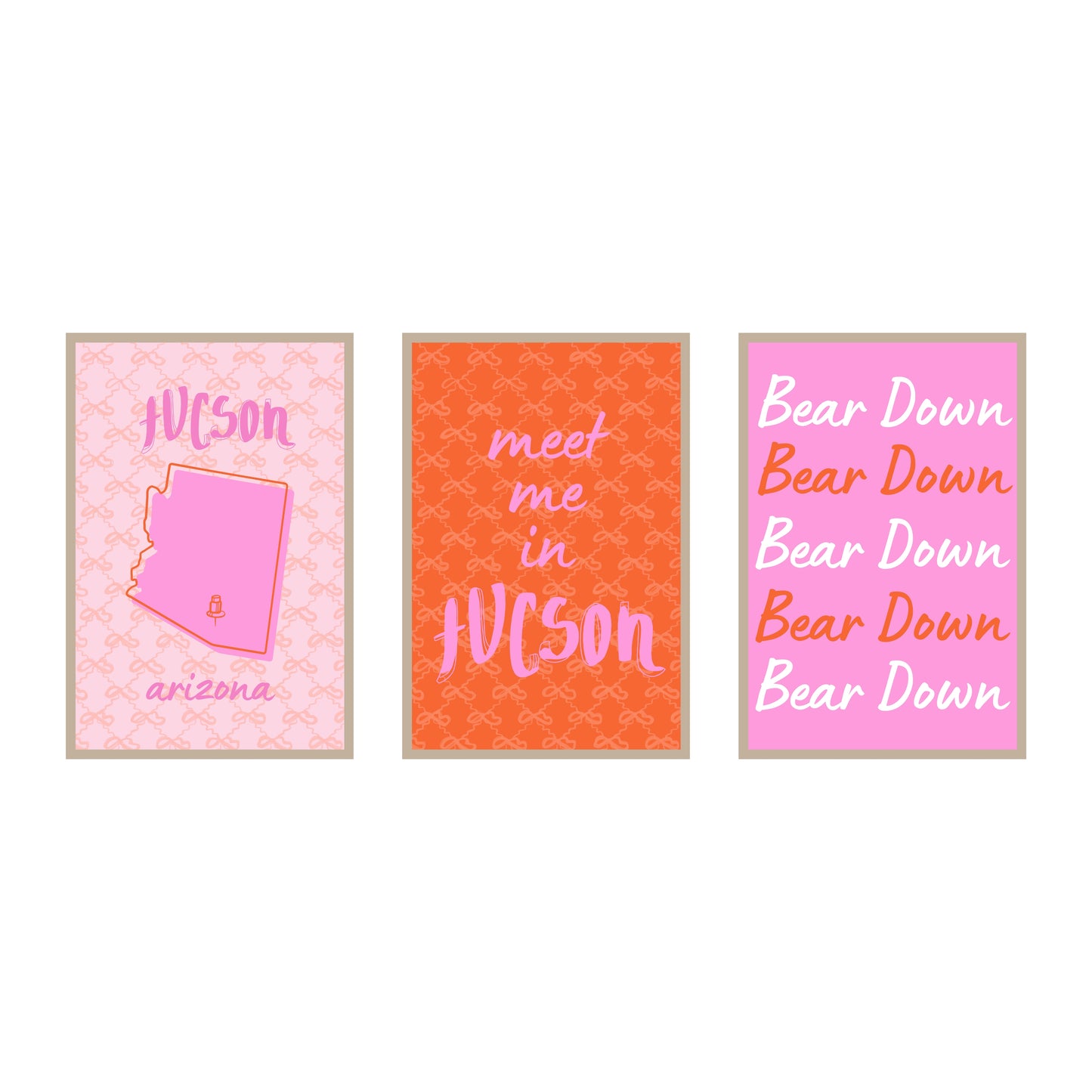 College Town Collection - University of Arizona - 3-Piece Set