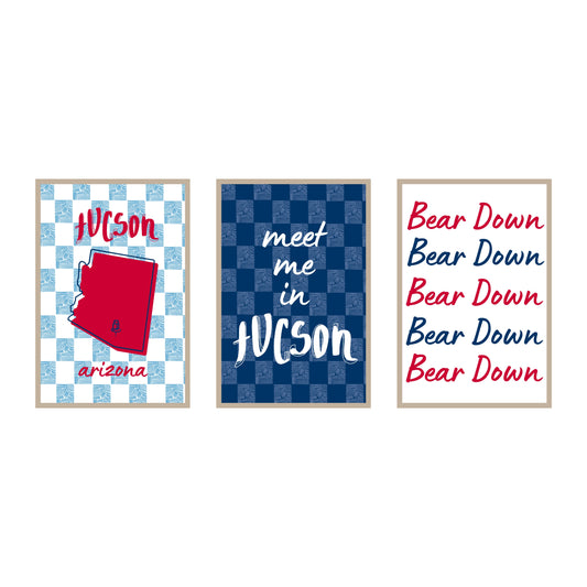College Town Collection - University of Arizona - 3-Piece Set