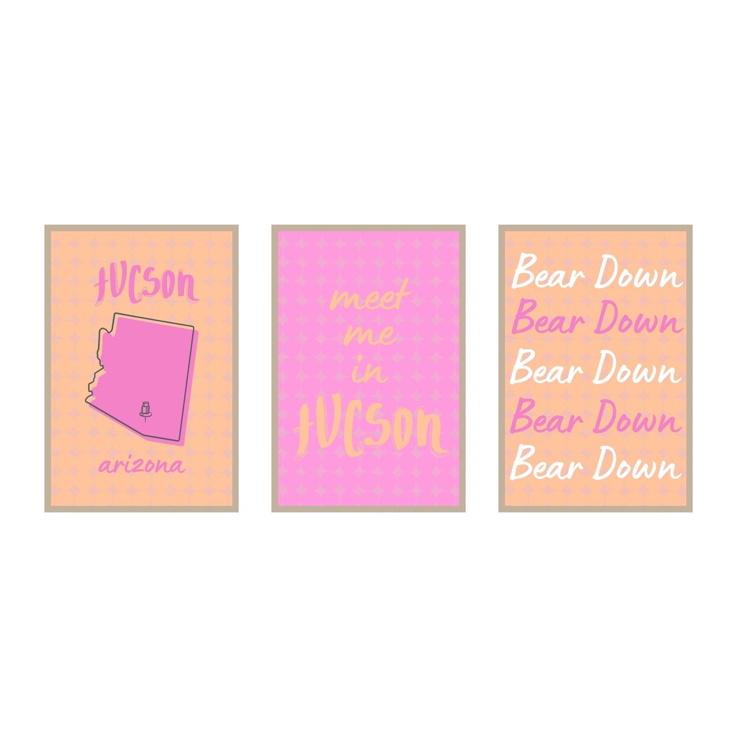 College Town Collection - University of Arizona - 3-Piece Set