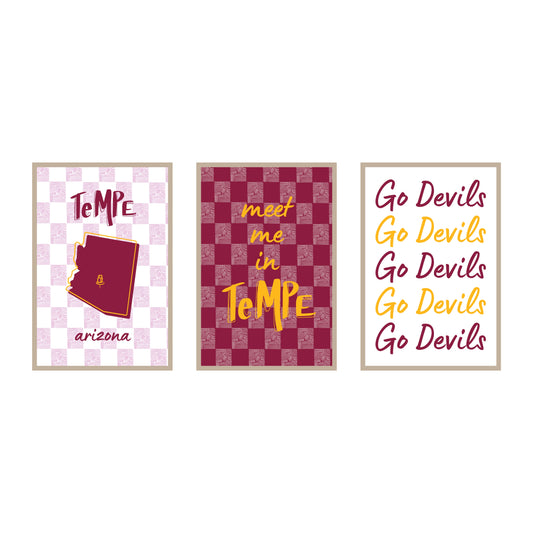 College Town Collection - Arizona State - 3-Piece Set