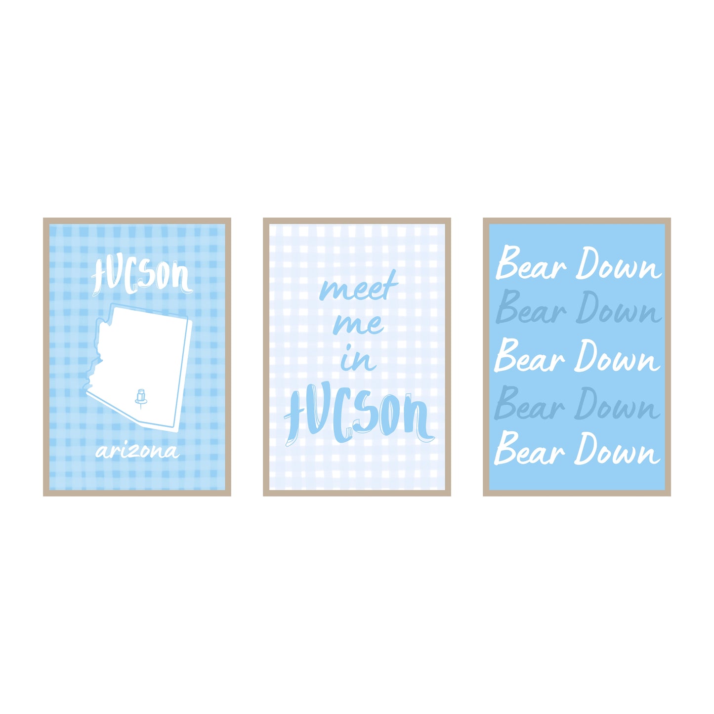 College Town Collection - University of Arizona - 3-Piece Set
