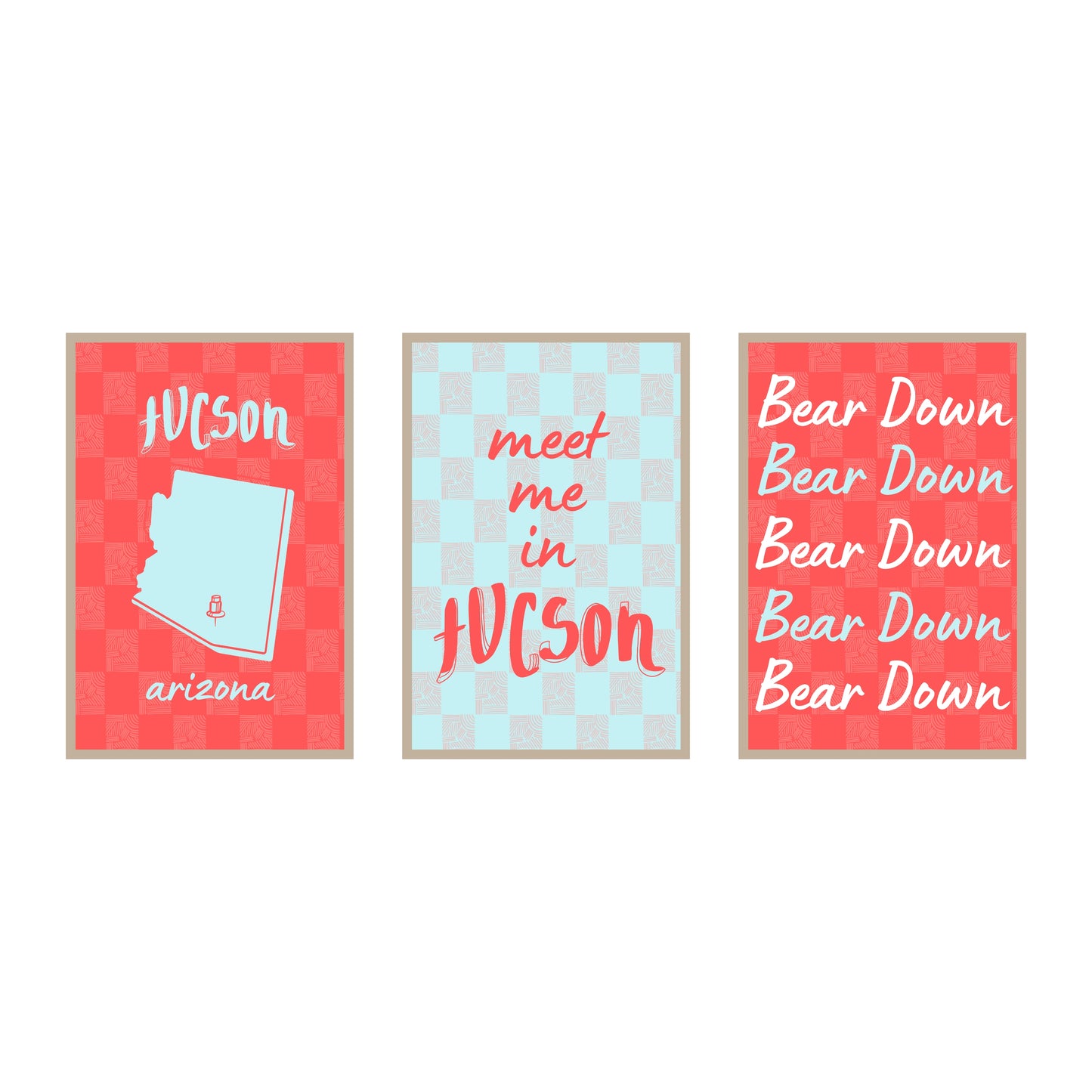 College Town Collection - University of Arizona - 3-Piece Set