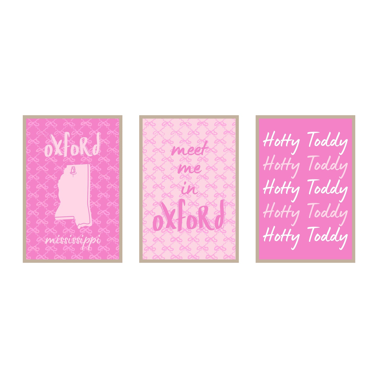 College Town Collection - Mississippi - 3-Piece Set