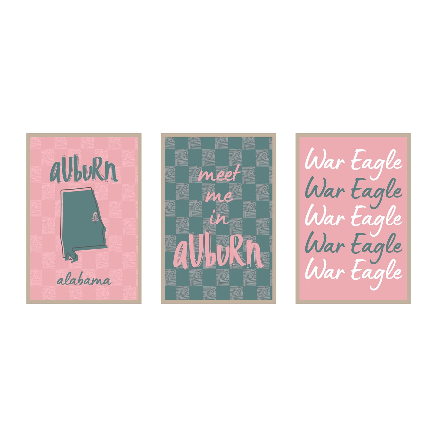 College Town Collection - Auburn - 3-Piece Set