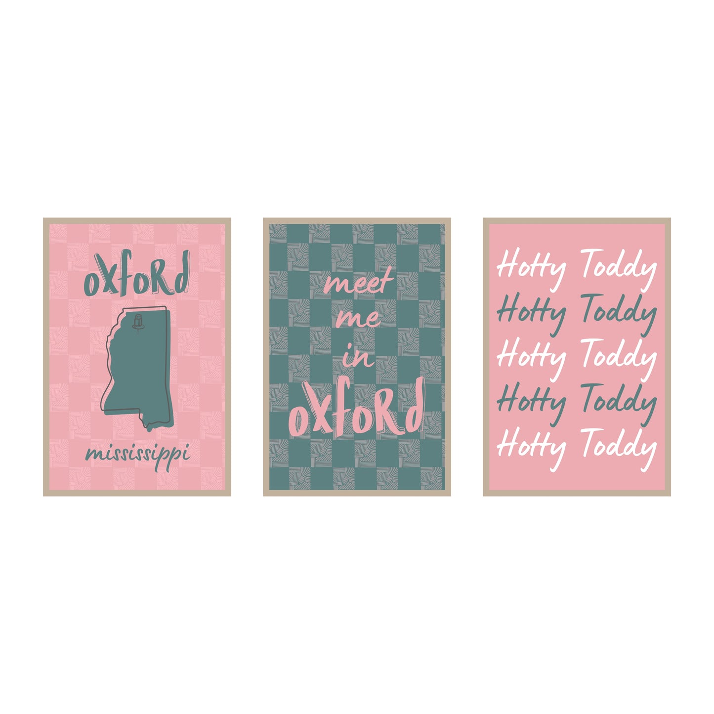College Town Collection - Mississippi - 3-Piece Set