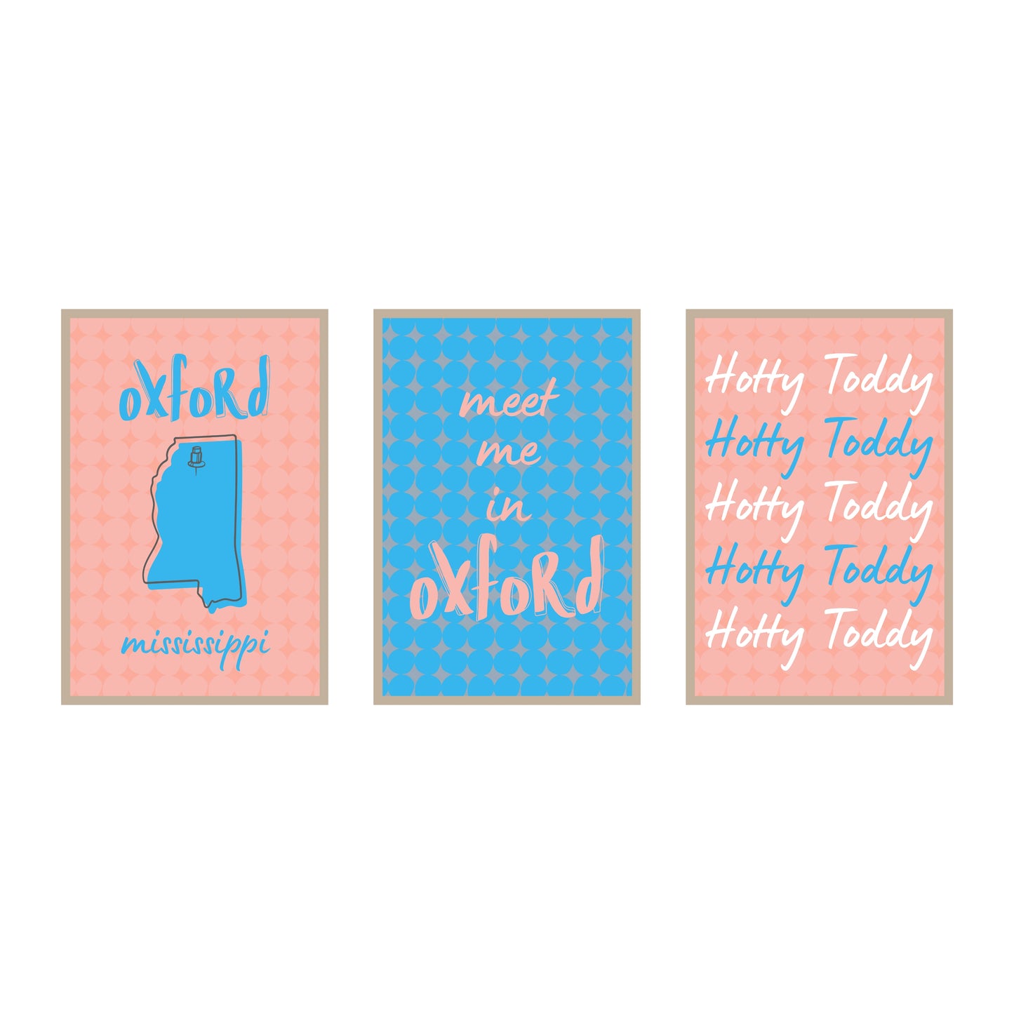 College Town Collection - Mississippi - 3-Piece Set