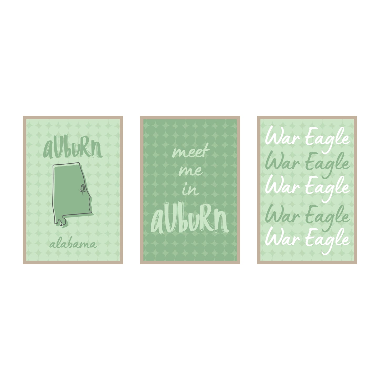 College Town Collection - Auburn - 3-Piece Set