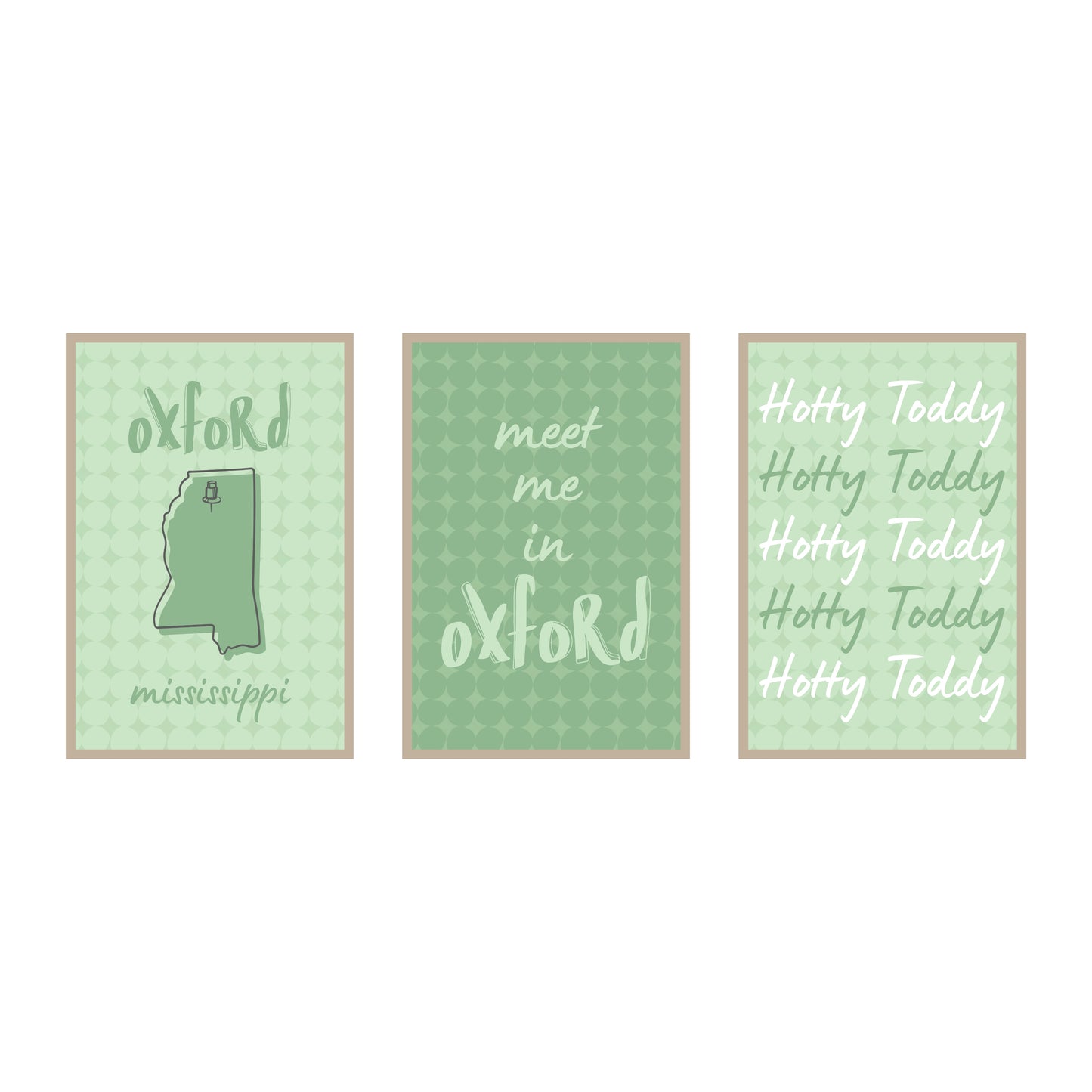 College Town Collection - Mississippi - 3-Piece Set