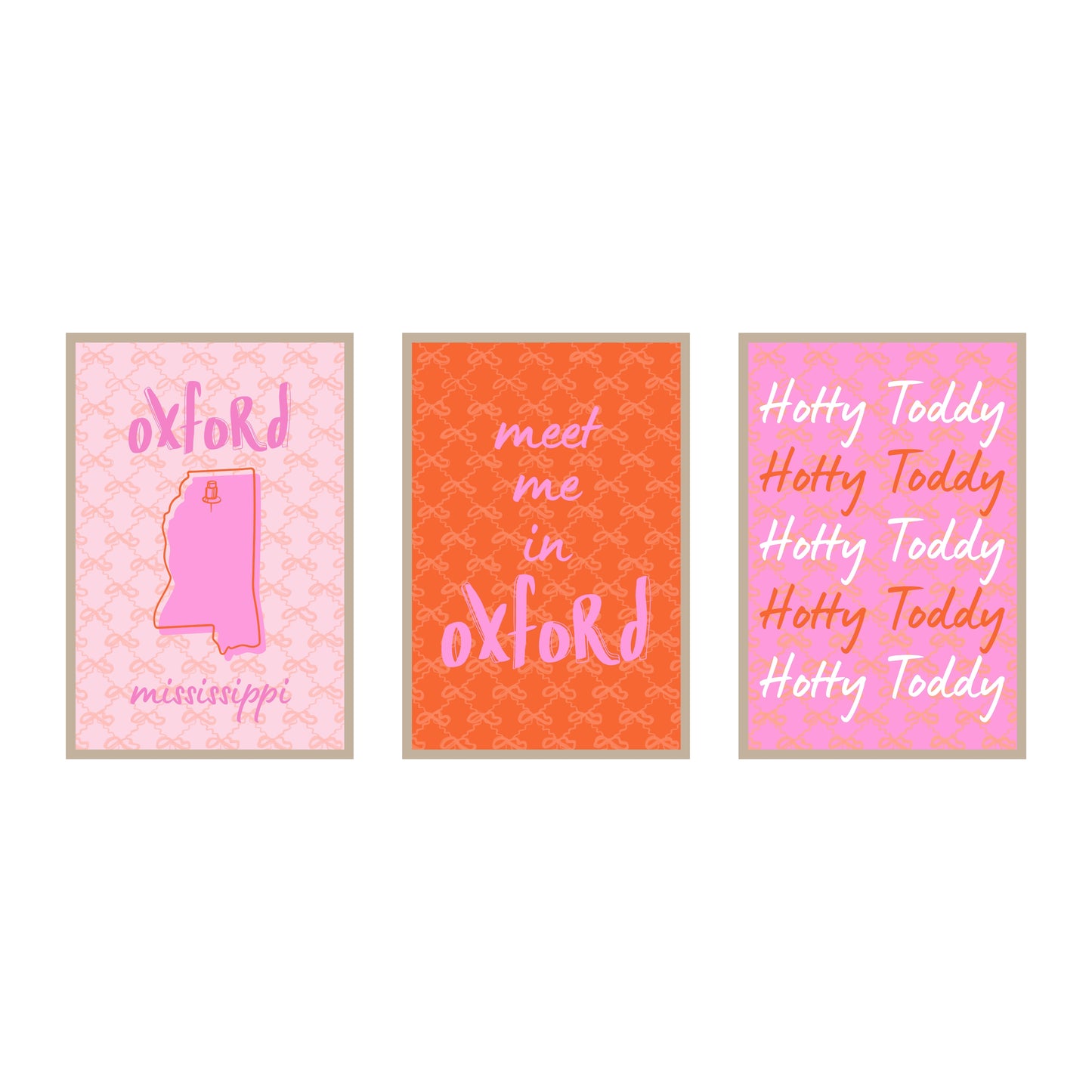 College Town Collection - Mississippi - 3-Piece Set