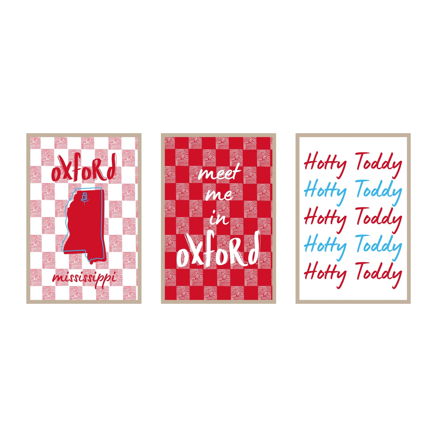 College Town Collection - Mississippi - 3-Piece Set