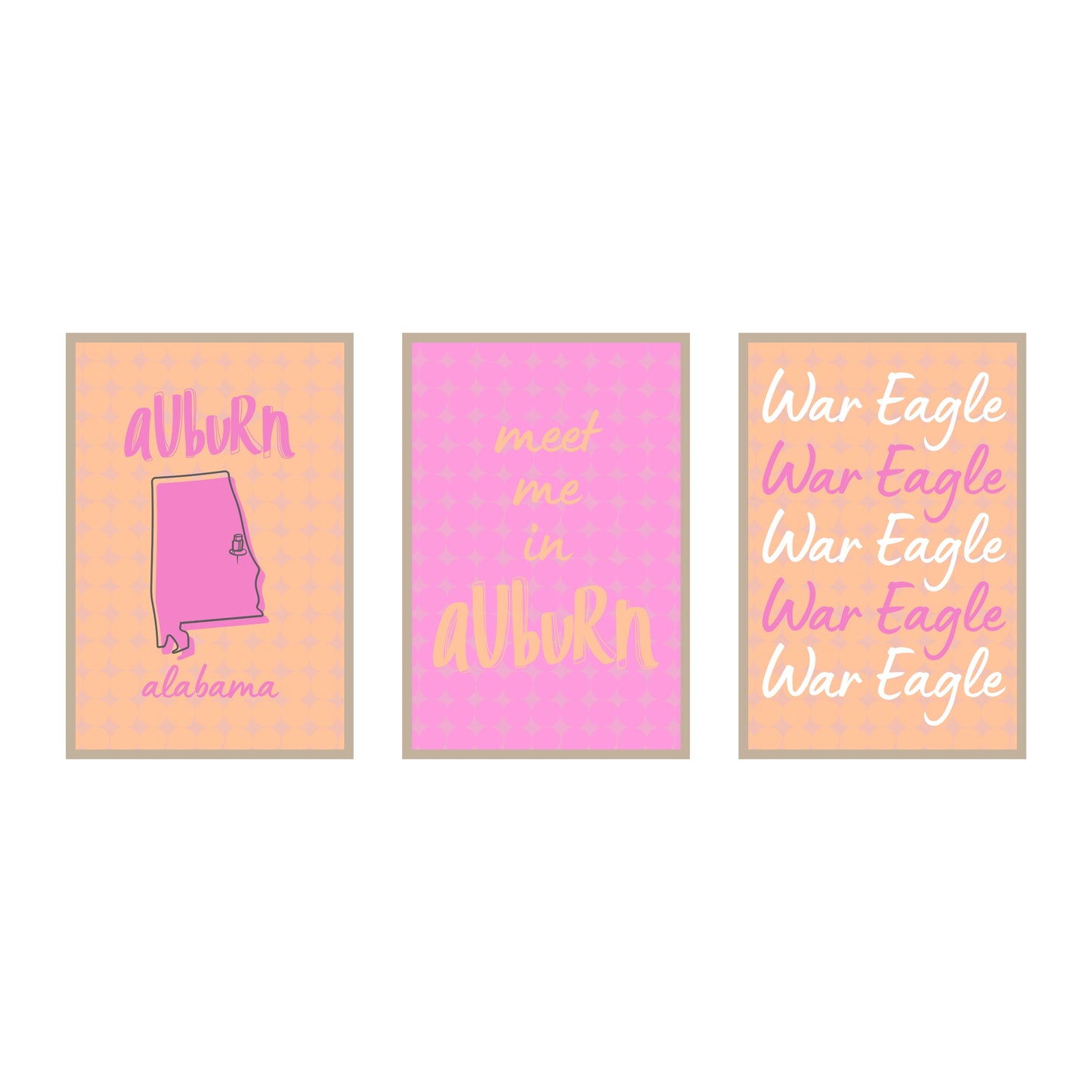 College Town Collection - Auburn - 3-Piece Set