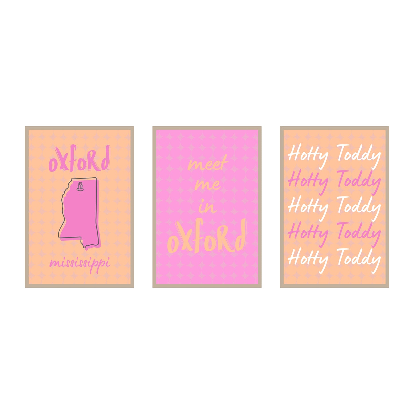 College Town Collection - Mississippi - 3-Piece Set