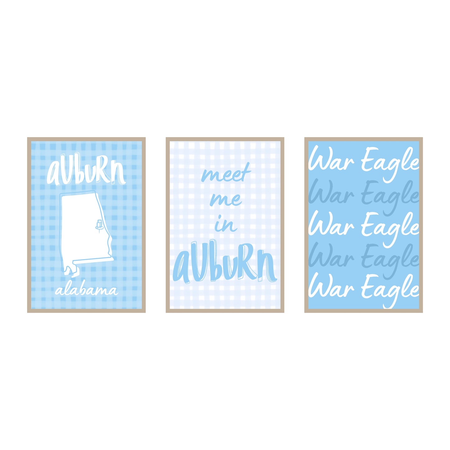 College Town Collection - Auburn - 3-Piece Set