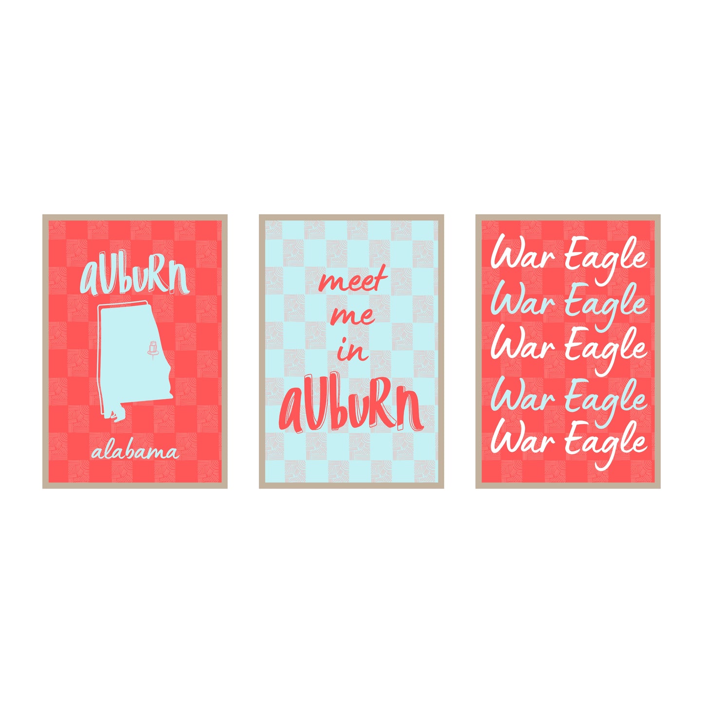 College Town Collection - Auburn - 3-Piece Set