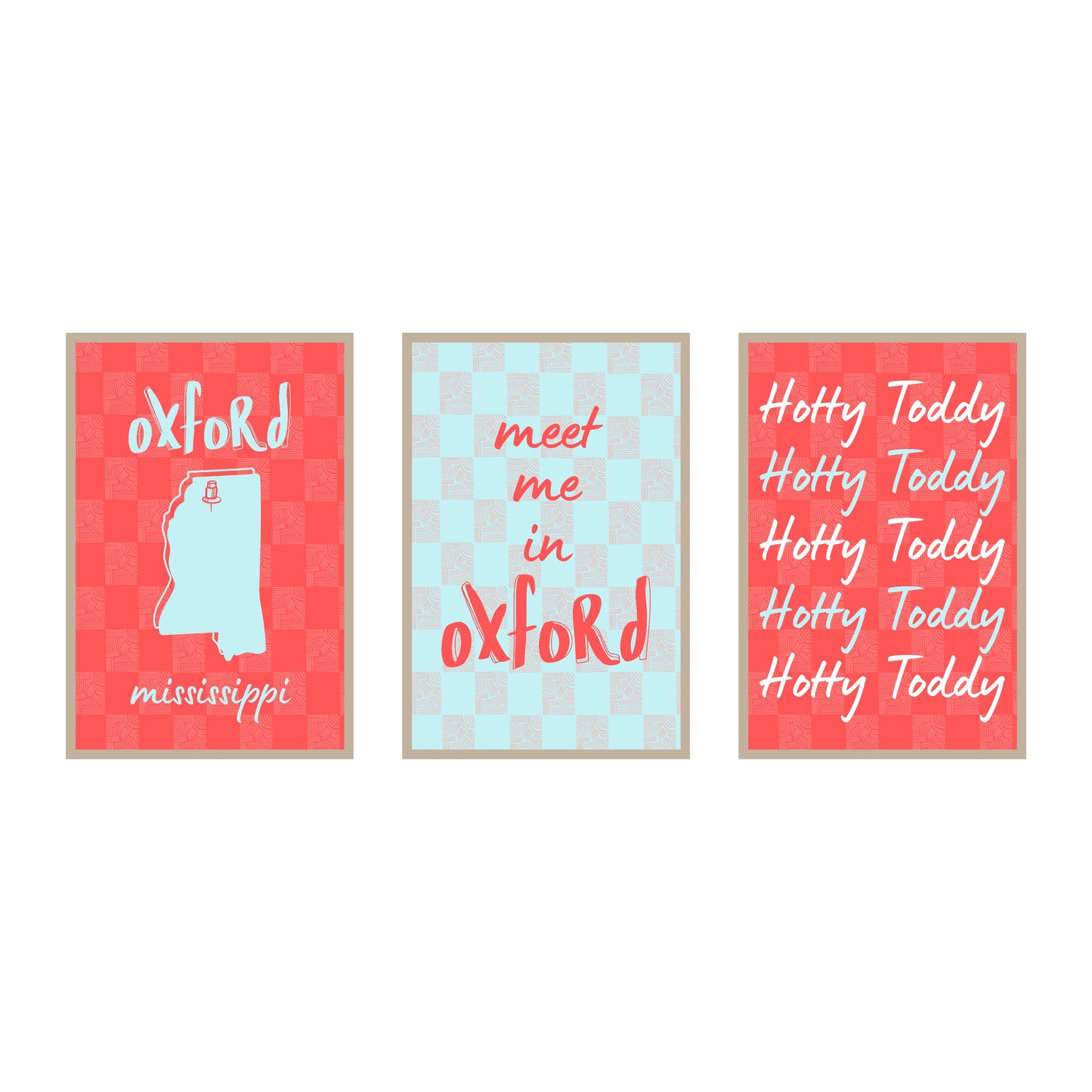 College Town Collection - Mississippi - 3-Piece Set