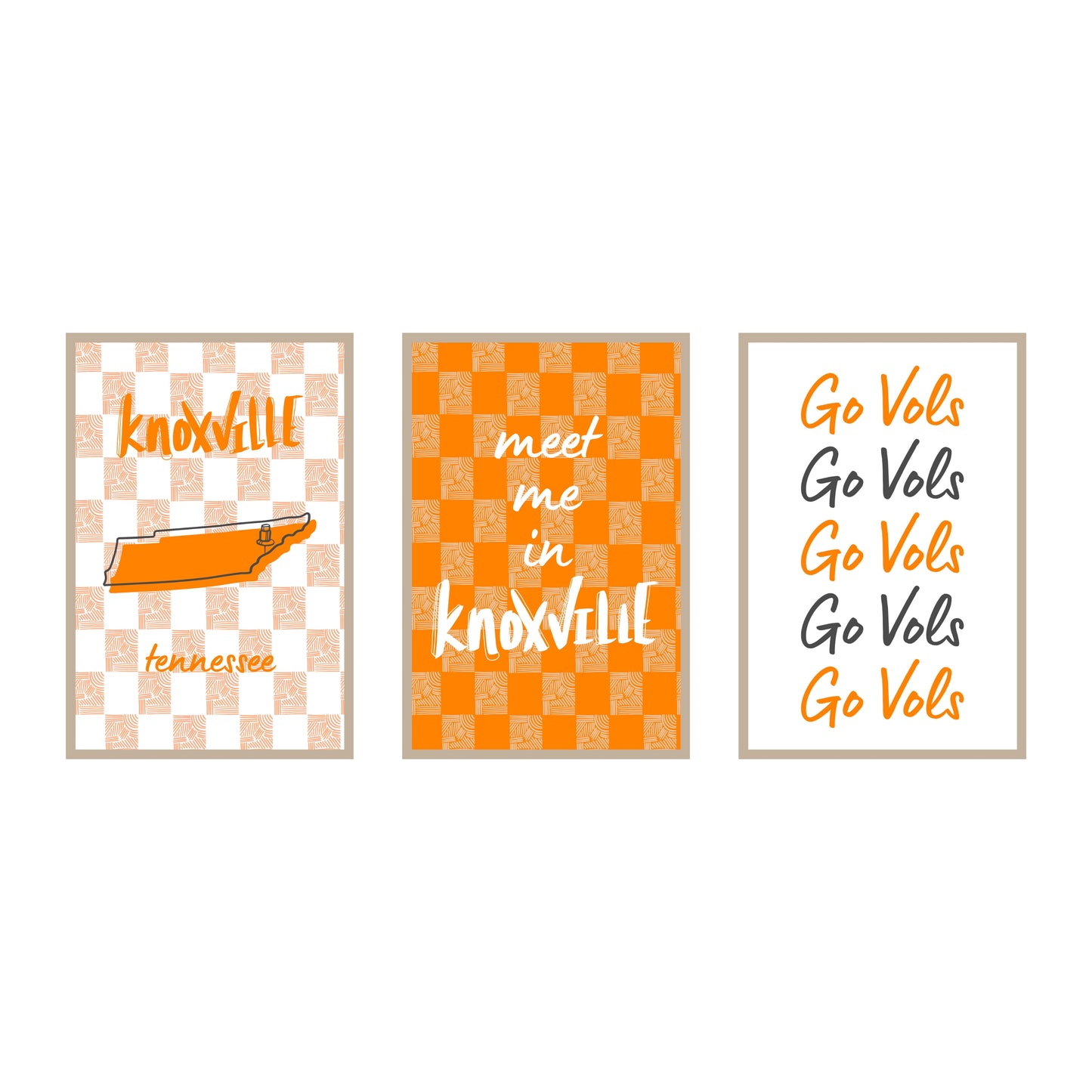 College Town Collection - Tennessee - 3-Piece Set
