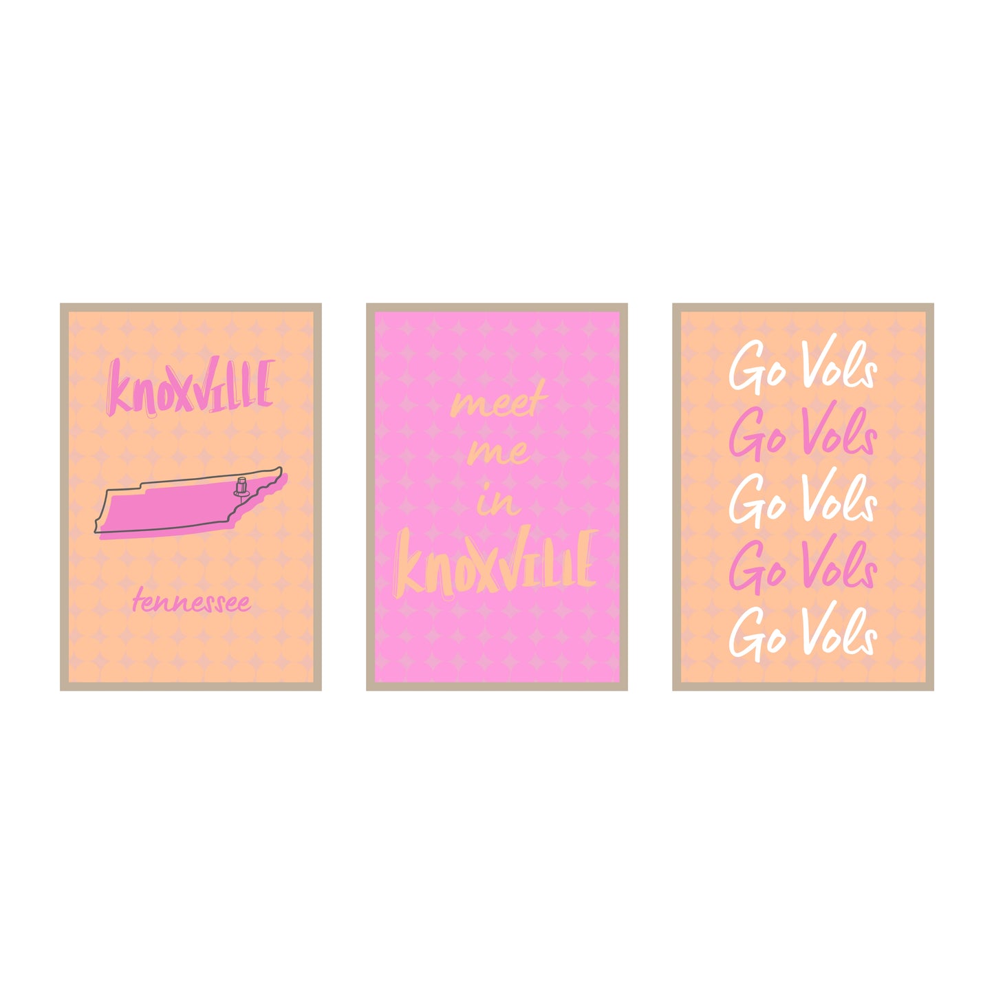 College Town Collection - Tennessee - 3-Piece Set