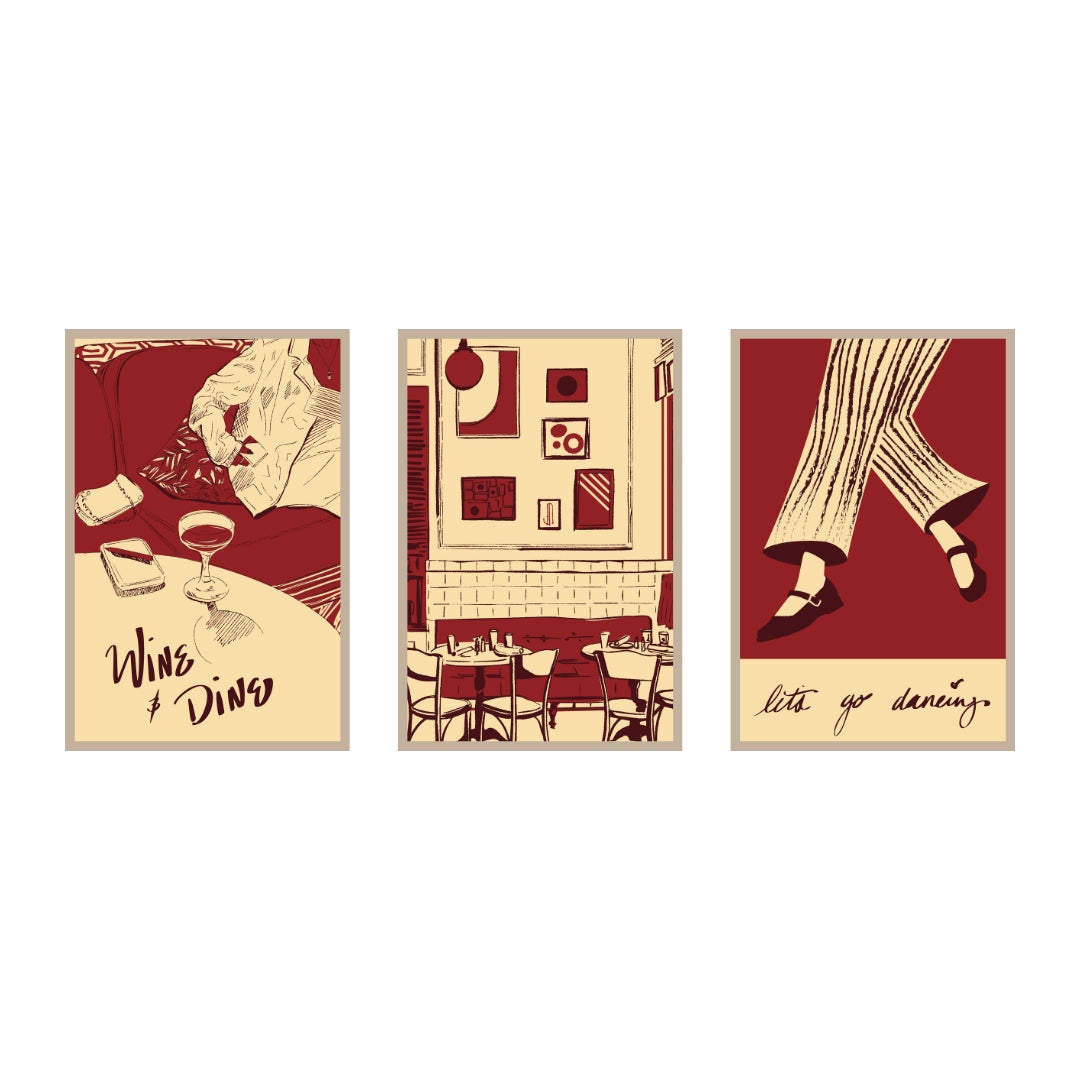 Coffee Shop Collection - 3 Piece Set