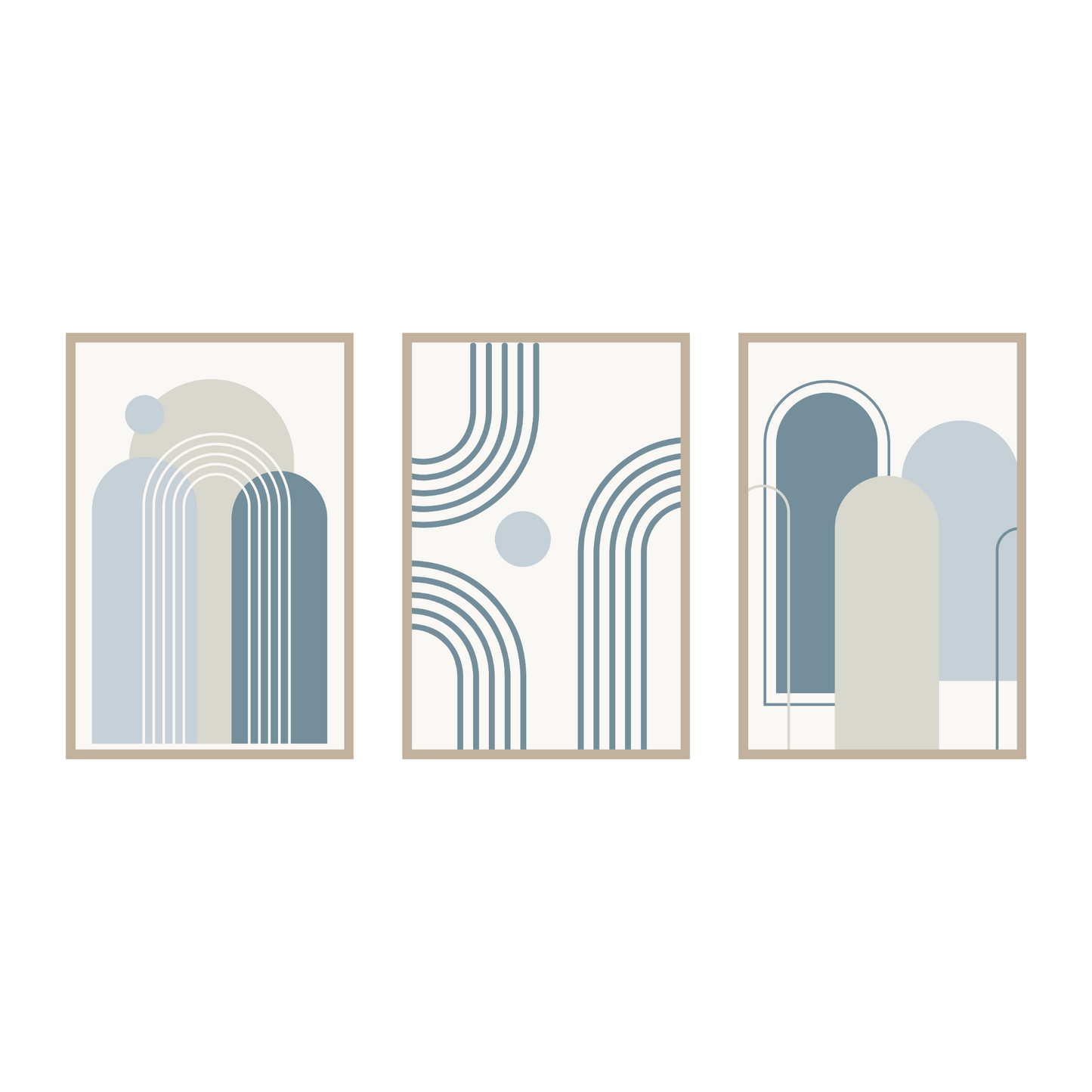 Boho Arches - 3 Piece Set