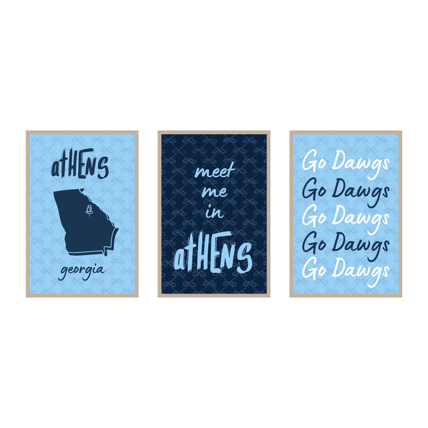 College Town Collection - UGA - 3-Piece Set