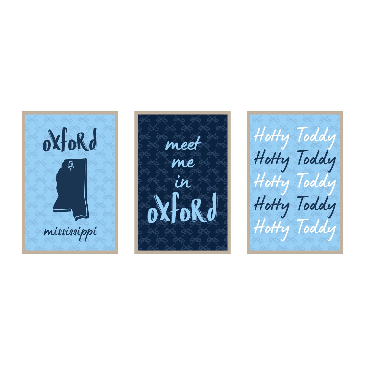 College Town Collection - Mississippi - 3-Piece Set