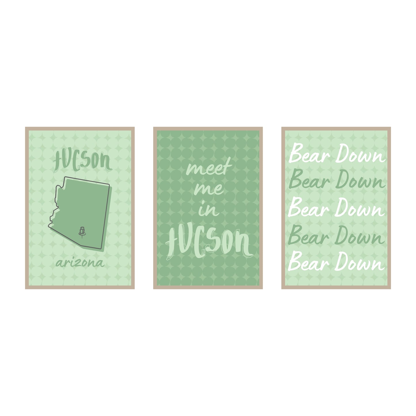 College Town Collection - University of Arizona - 3-Piece Set