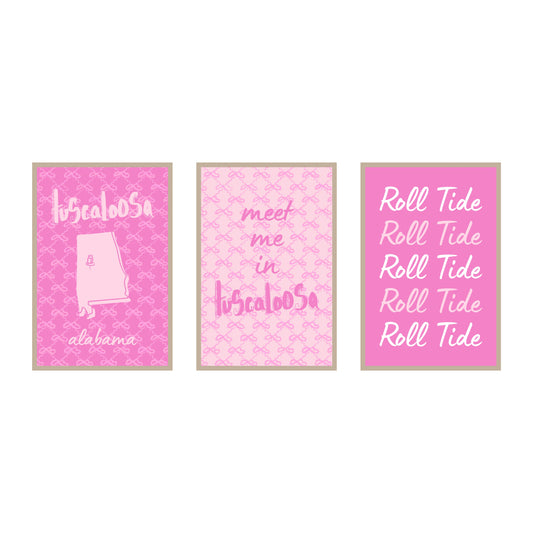 College Town Collection - Alabama - 3-Piece Set