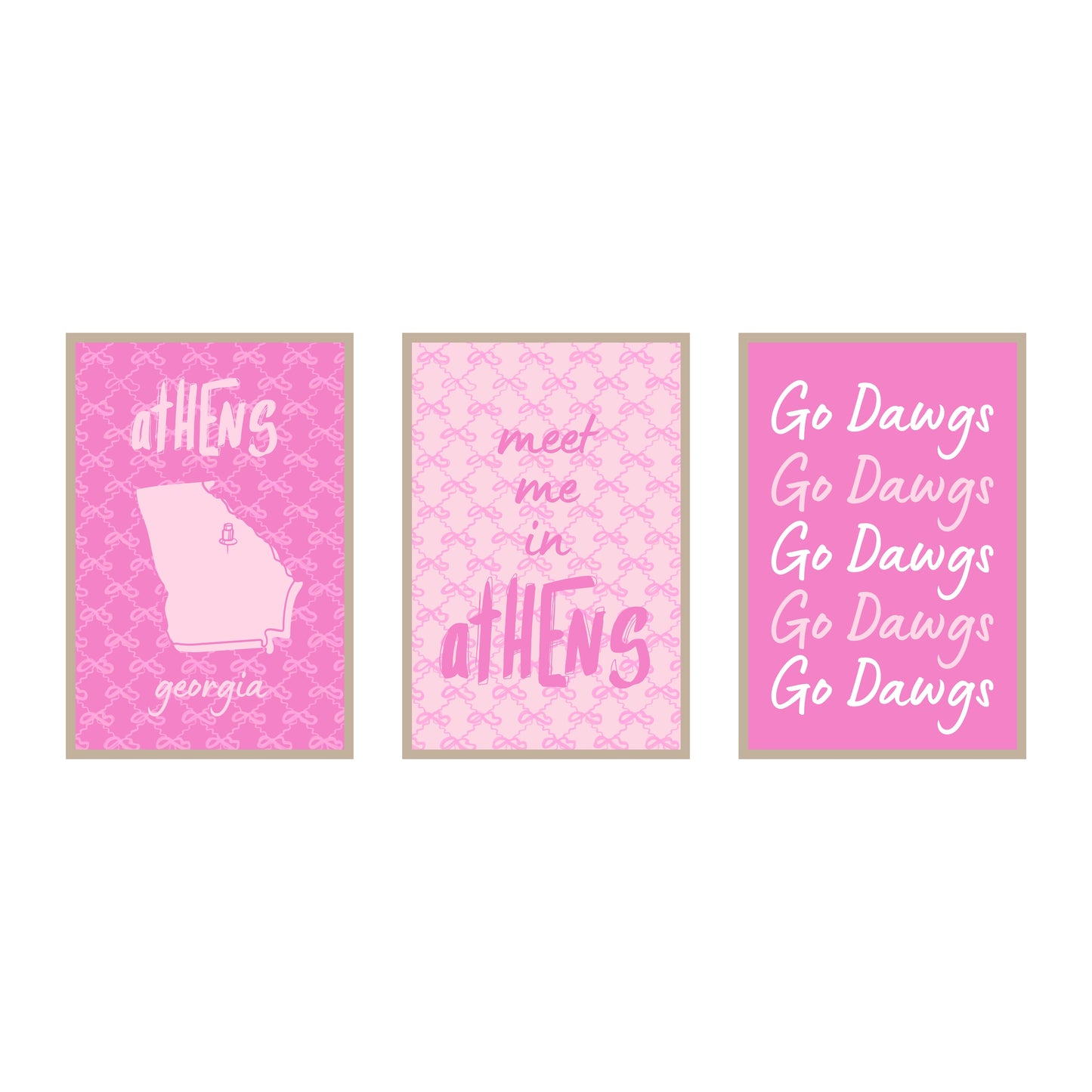College Town Collection - UGA - 3-Piece Set