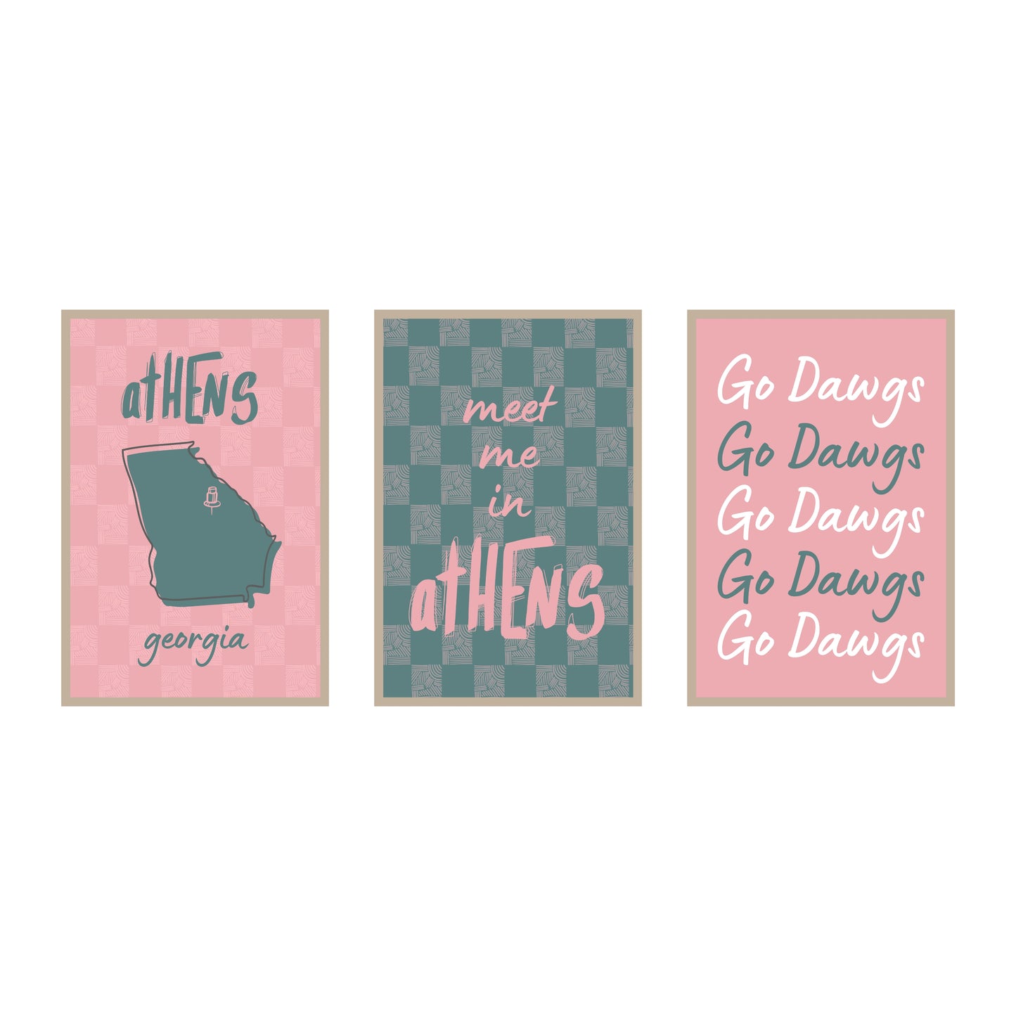 College Town Collection - UGA - 3-Piece Set