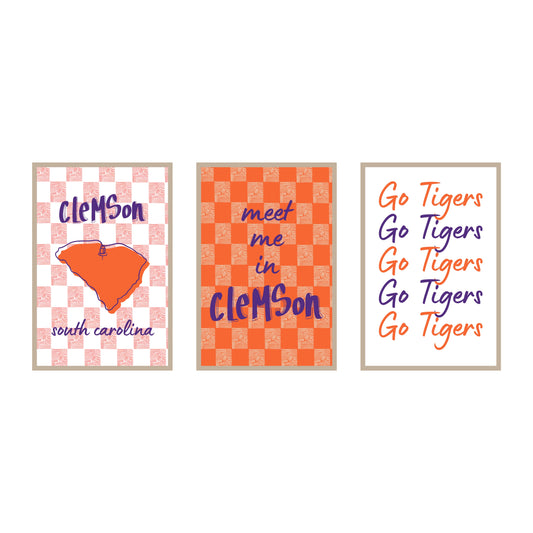 College Town Collection - Clemson - 3-Piece Set