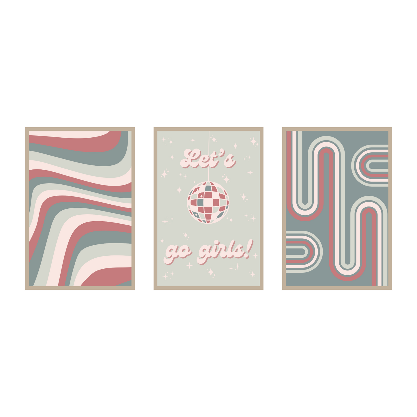 Let's Go Girls - 3 Piece Set