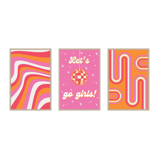 Let's Go Girls - 3 Piece Set