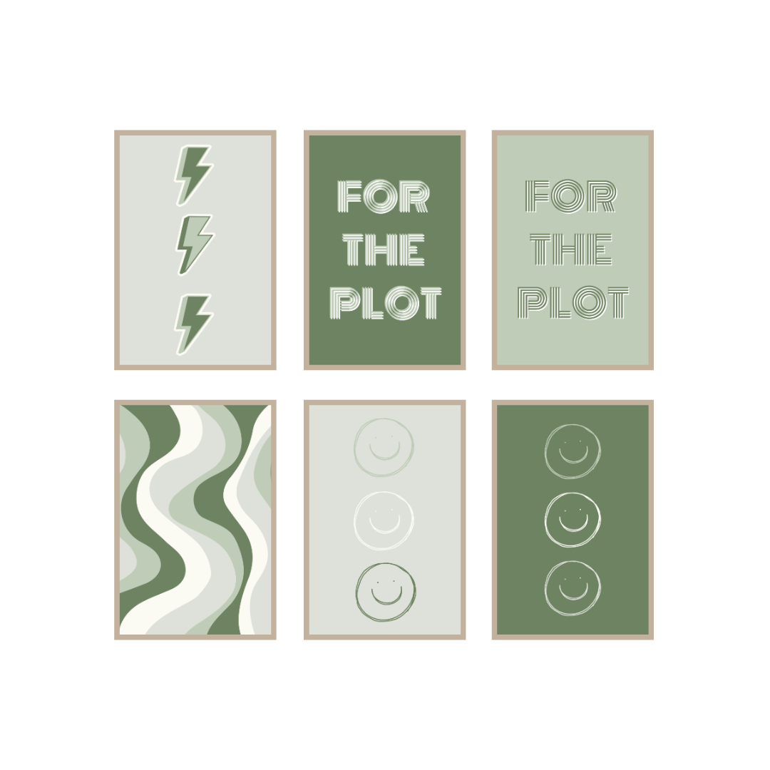 For The Plot - 6 Piece Set