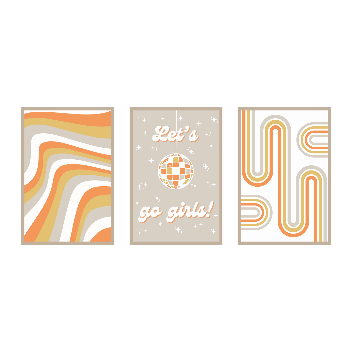 Let's Go Girls - 3 Piece Set