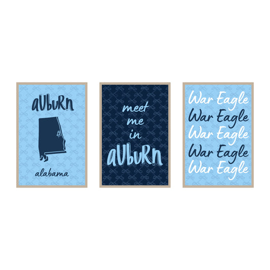 College Town Collection - Auburn - 3-Piece Set